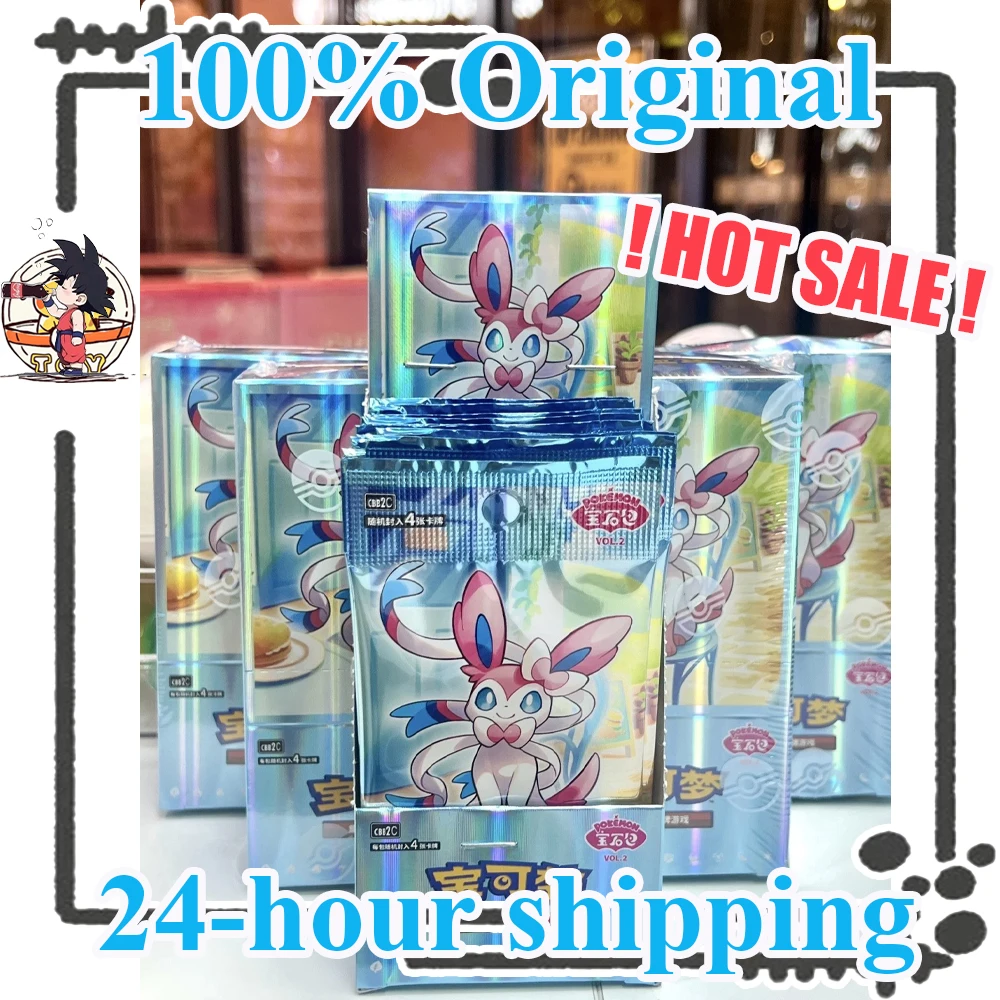 In Stock 100% Original Gem Pack Vol 2 Card PTCG Eevee Album Bag Box Trading PTCG Cards Game Collection Cards Birthday Gift Kid
In Stock 100% Original Gem Pack Vol 2 Card PTCG Eevee Album Bag Box Trading PTCG Cards Game Collection Cards Birthday Gift Kid