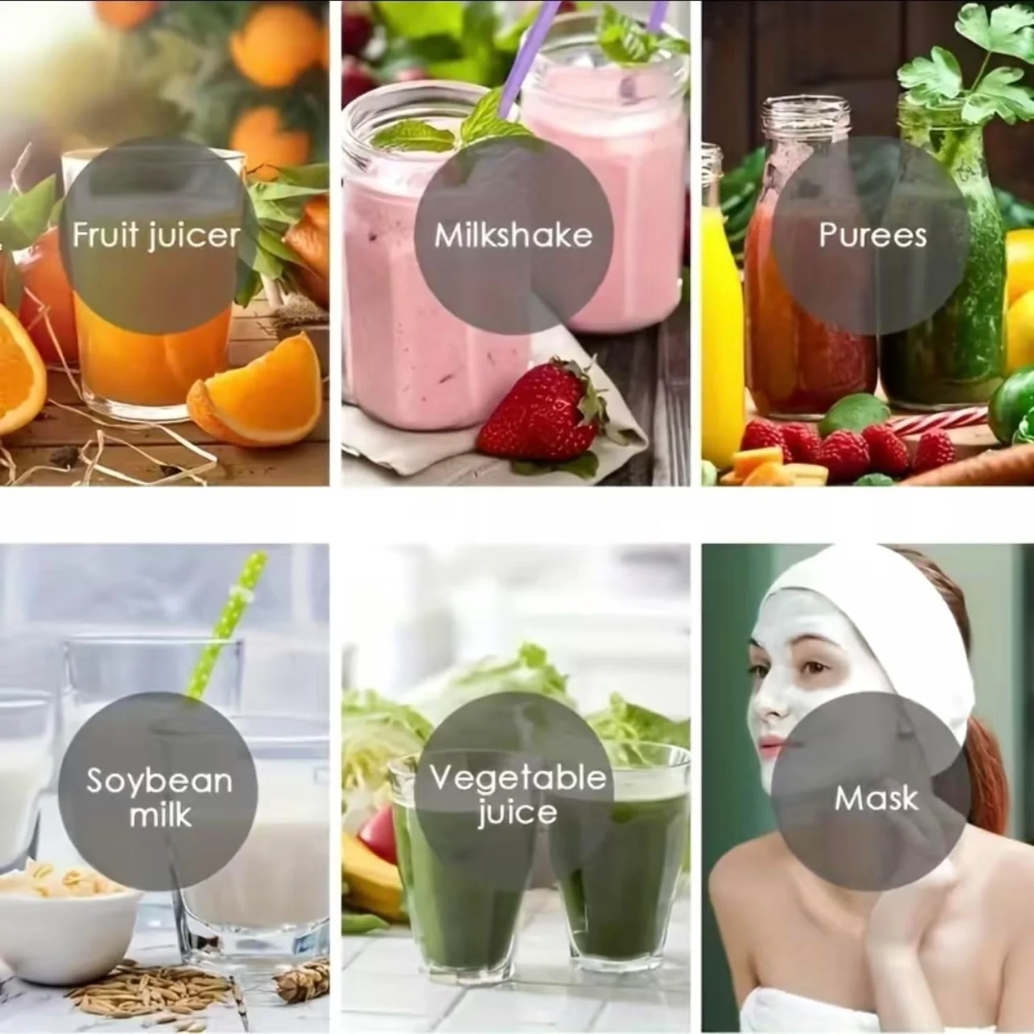 Portable Blender, Personal Mixer Fruit Rechargeable with USB, Mini Blender for Smoothie, (Green)
Portable Blender, Personal Mixer Fruit Rechargeable with USB, Mini Blender for Smoothie, (Green)