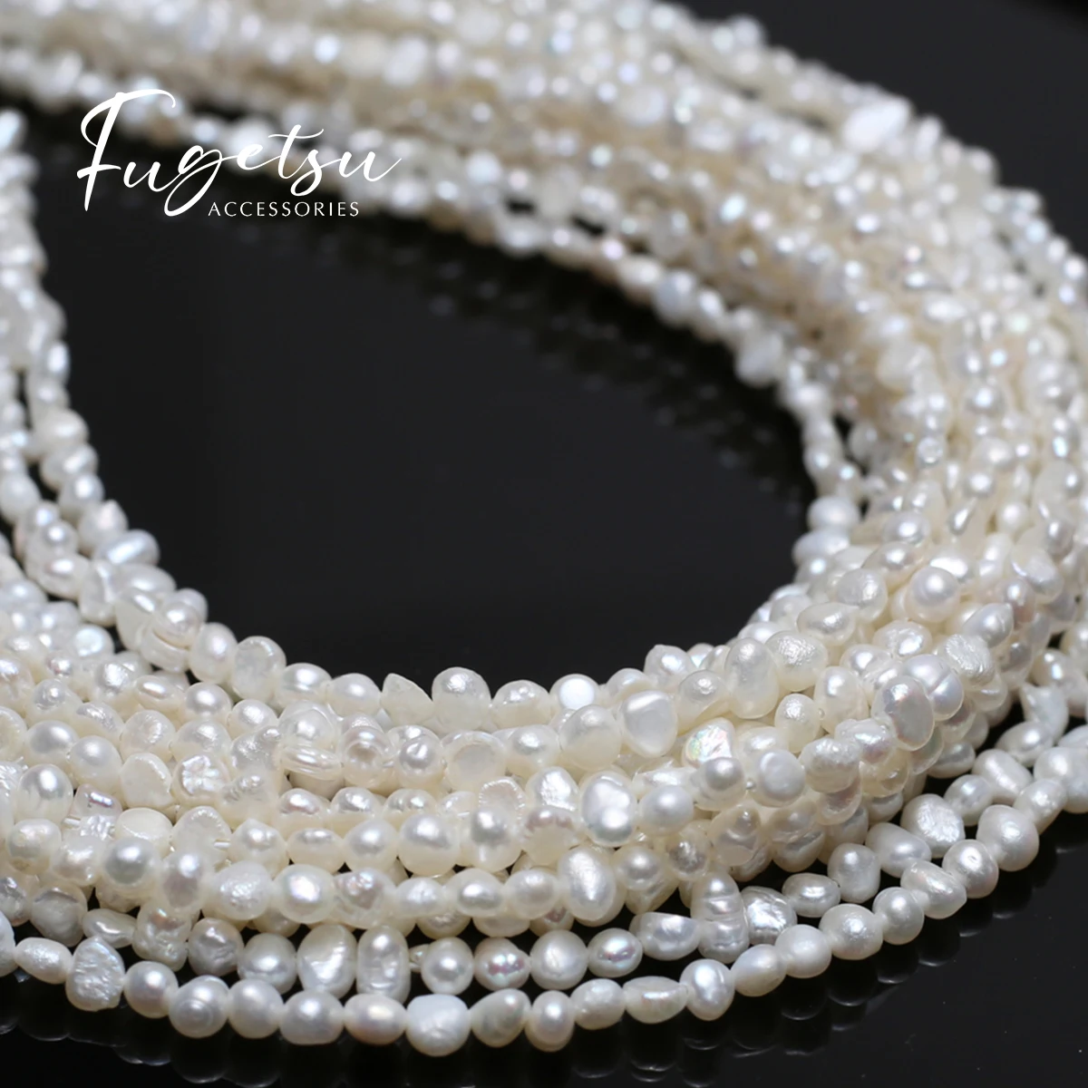 2-3/4-5mm Natural Freshwater Pearl Two Sided Shiny Pearl Beads for DIY Women Men Necklace Jewelry Making Accessories 36cm
2-3/4-5mm Natural Freshwater Pearl Two Sided Shiny Pearl Beads for DIY Women Men Necklace Jewelry Making Accessories 36cm