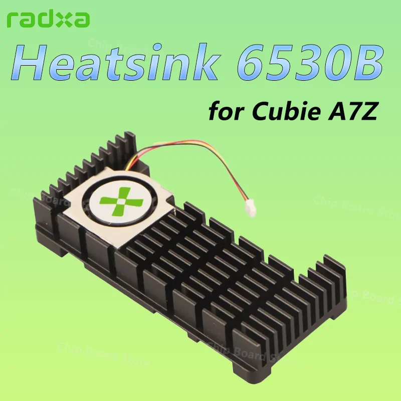 A7Z Heatsink 6530B for Radxa Cubie A7Z ,Heatsink with fan,PWM Speed Control,Aluminum Heat Sink
A7Z Heatsink 6530B for Radxa Cubie A7Z ,Heatsink with fan,PWM Speed Control,Aluminum Heat Sink