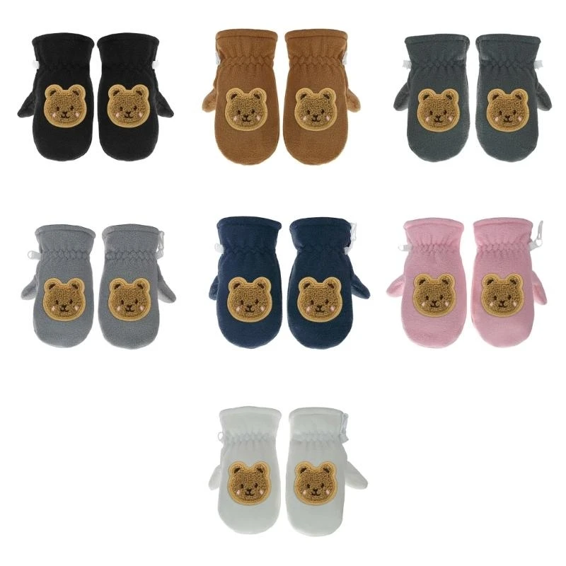 Cartoon Bear Gloves Full Finger Mitts Thickened Windproof Warm Snow Gloves Thermal Gloves for Boy Girl Winter Mittens 4XBC
Cartoon Bear Gloves Full Finger Mitts Thickened Windproof Warm Snow Gloves Thermal Gloves for Boy Girl Winter Mittens 4XBC