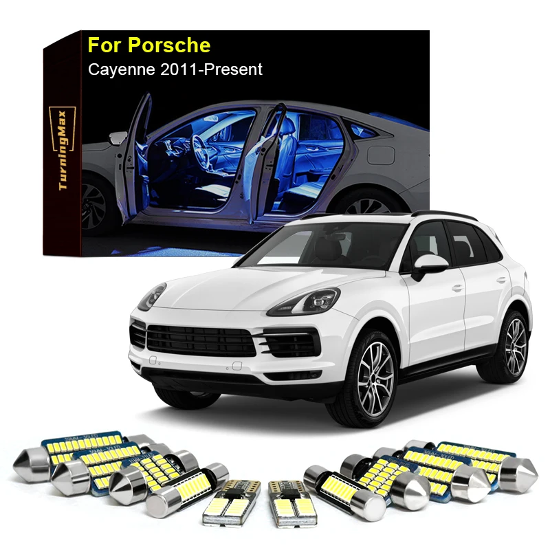 Canbus Interior Lighting LED Bulb Kit Package For Porsche Cayenne 2011-Now Dome Trunk Reading Lights Indoor Lamp Car Accessories
Canbus Interior Lighting LED Bulb Kit Package For Porsche Cayenne 2011-Now Dome Trunk Reading Lights Indoor Lamp Car Accessories