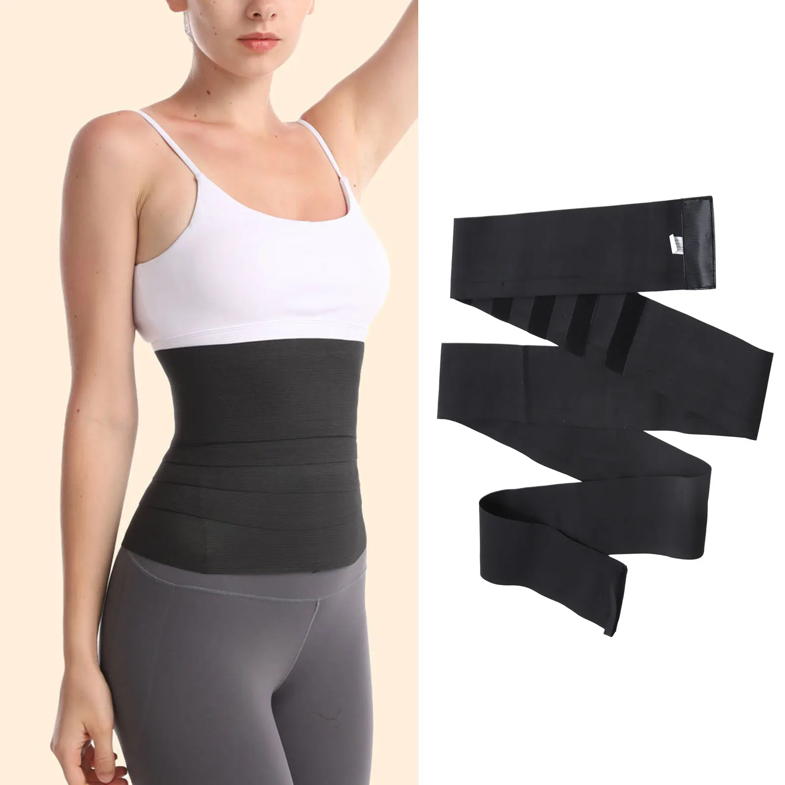 Wrap Tummy Wrap 3 Meter Waist Trainer Polyester Tummy Snatch Bandage Elastic Postpartum Band Wrap Body Shaper
Wrap Tummy Wrap 3 Meter Waist Trainer Polyester Tummy Snatch Bandage Elastic Postpartum Band Wrap Body Shaper