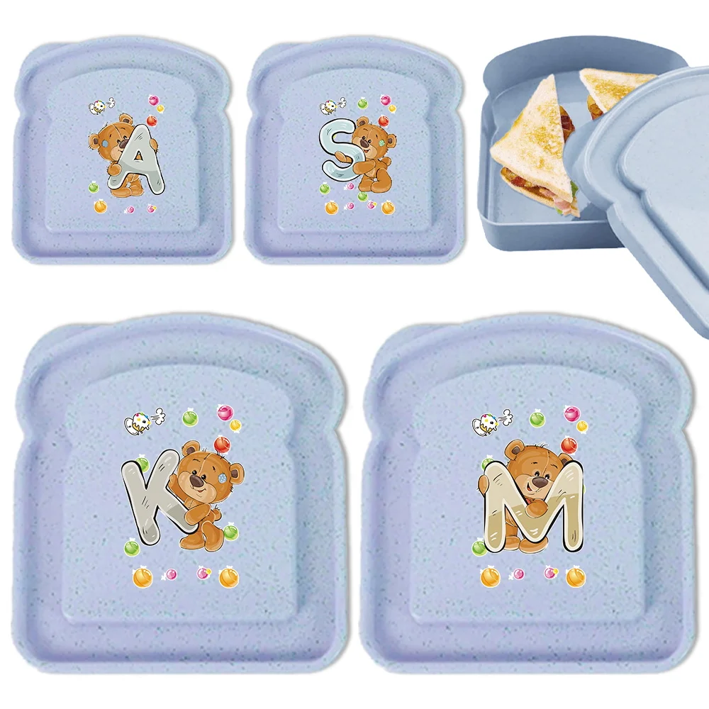 Toast Freshness Preservation Box Lunch Bag Portable Sandwich Bento Case Bread With Lid Organizer Home Cute Bear Letter Pattern
Toast Freshness Preservation Box Lunch Bag Portable Sandwich Bento Case Bread With Lid Organizer Home Cute Bear Letter Pattern