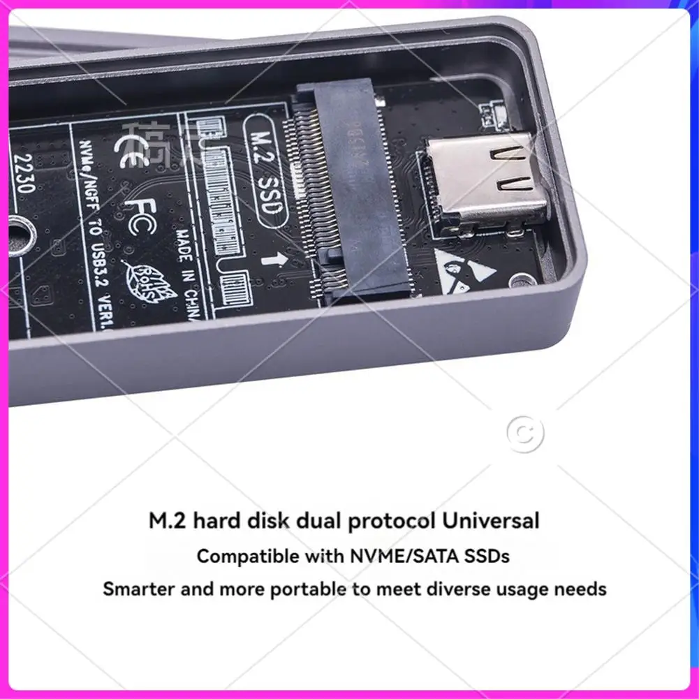 AP-M.2 Nvme NGFF SSD Enclosure USB 3.2 GEN 2 To M.2 SSD 20Gbps Solid State Drive M.2 Case Box
AP-M.2 Nvme NGFF SSD Enclosure USB 3.2 GEN 2 To M.2 SSD 20Gbps Solid State Drive M.2 Case Box
