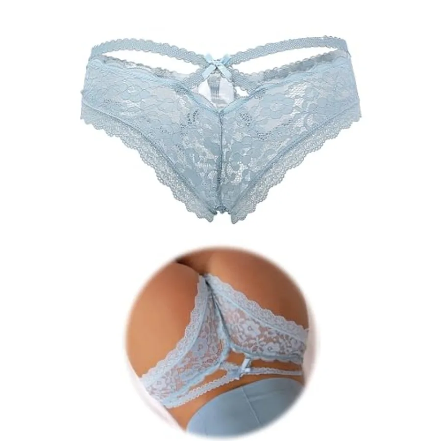 ohmydear Women's Plus Size Sexy Lace Thong Floral Underwear Criss Cross Bikini Panties Tangas Briefs XS-4XL
ohmydear Women's Plus Size Sexy Lace Thong Floral Underwear Criss Cross Bikini Panties Tangas Briefs XS-4XL