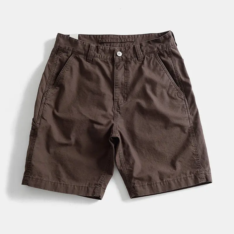 Heavyweight Vintage 100% Cotton Summer Japanese Loose Casual Shorts for Men Knee Length American-Style Multi-Pocket Cargo Pants
Heavyweight Vintage 100% Cotton Summer Japanese Loose Casual Shorts for Men Knee Length American-Style Multi-Pocket Cargo Pants