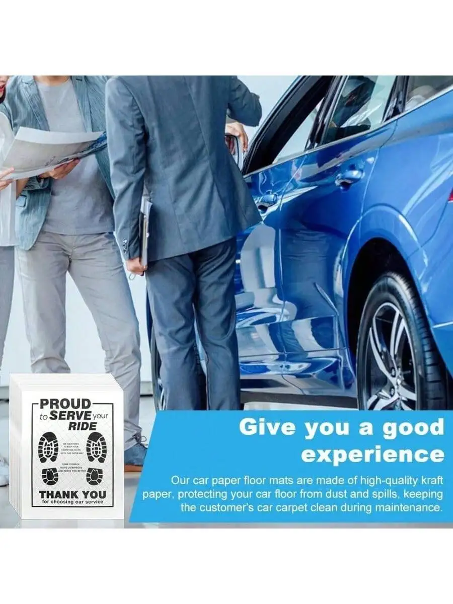 50pcs White Disposable Car Paper Floor Mats 16x20inch For Automotive Shops Buses Taxis
50pcs White Disposable Car Paper Floor Mats 16x20inch For Automotive Shops Buses Taxis