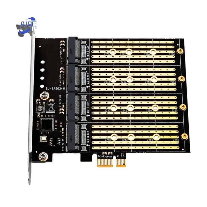 A19E-1 Набор PCI-E X1 на 4-битный M.2 B-Key SSD на адаптер PCIE NGFF SATA Карта расширения Riser Card Многофункциональная портативная
A19E-1 Набор PCI-E X1 на 4-битный M.2 B-Key SSD на адаптер PCIE NGFF SATA Карта расширения Riser Card Многофункциональная портативная