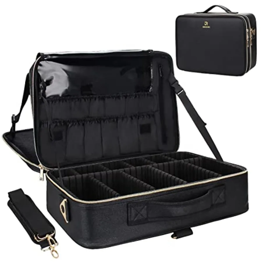 Relavel Makeup Case Makeup Bag Professional Train Case 16.5 Inch Travel Cosmetic Organizer Brush Holder Waterproof Makeup Artis
Relavel Makeup Case Makeup Bag Professional Train Case 16.5 Inch Travel Cosmetic Organizer Brush Holder Waterproof Makeup Artis