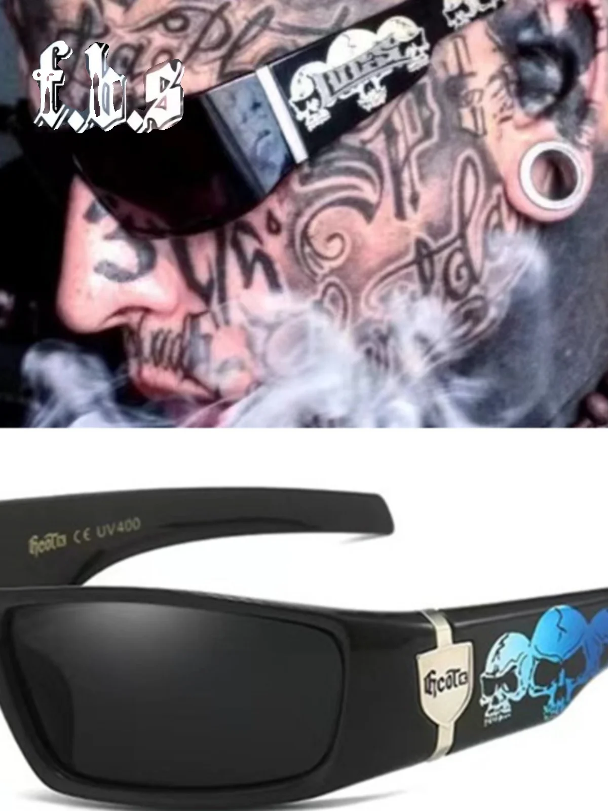 Череп с рисунком Chicano Social Awaren Tattoo West Coast Gang Хип-хоп Солнцезащитные очки с защитой от УФ-излучения и удобные солнцезащитные очки для пилота...
Череп с рисунком Chicano Social Awaren Tattoo West Coast Gang Хип-хоп Солнцезащитные очки с защитой от УФ-излучения и удобные солнцезащитные очки для пилота...