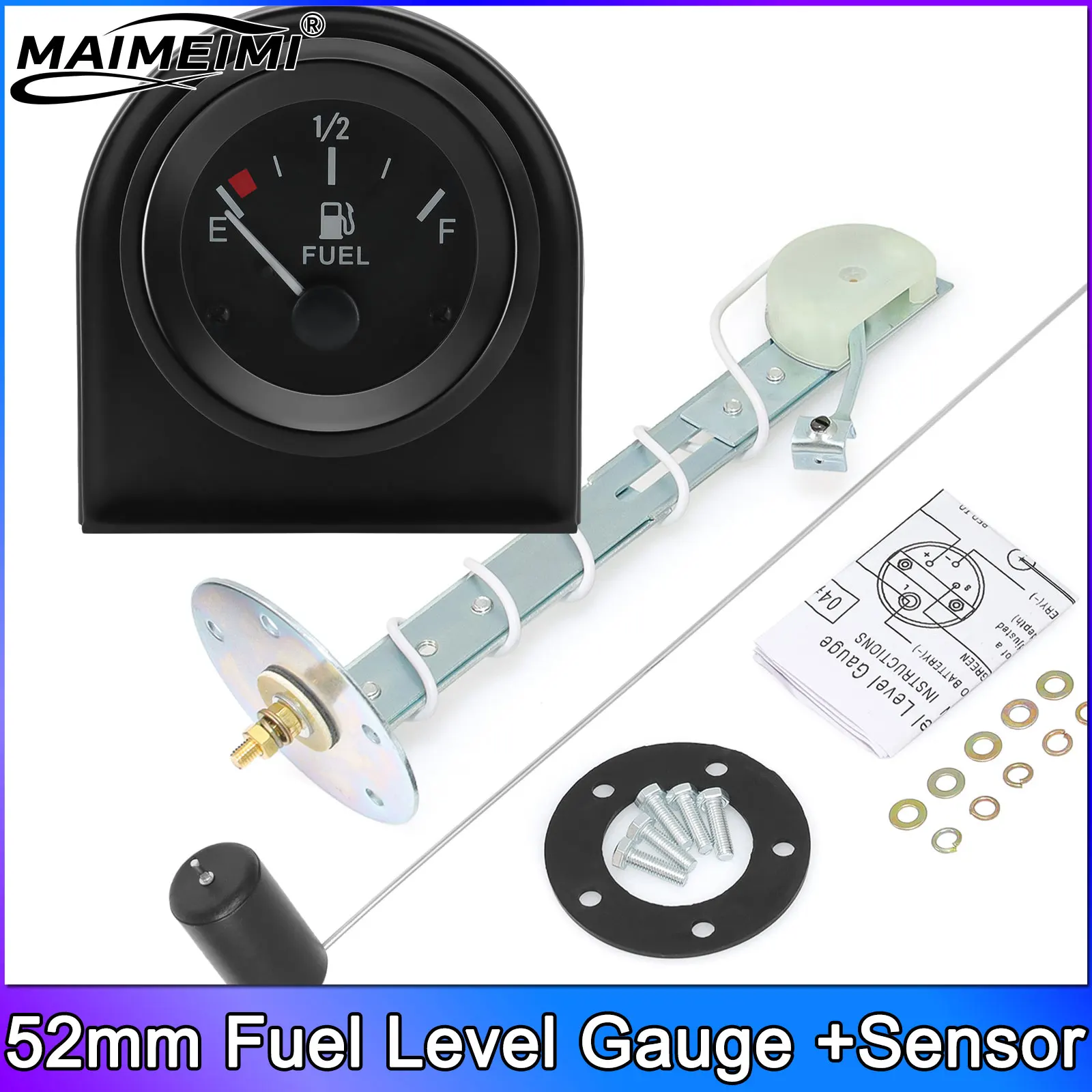  Датчик уровня топлива 52 мм, 240-33 Ом + поплавковый датчик топлива, подходит для высоты бака 5–27 дюймов, для 12 В, автомобильного датчика, белый светодиод
Датчик уровня топлива 52 мм, 240-33 Ом + поплавковый датчик топлива, подходит для высоты бака 5–27 дюймов, для 12 В, автомобильного датчика, белый светодиод