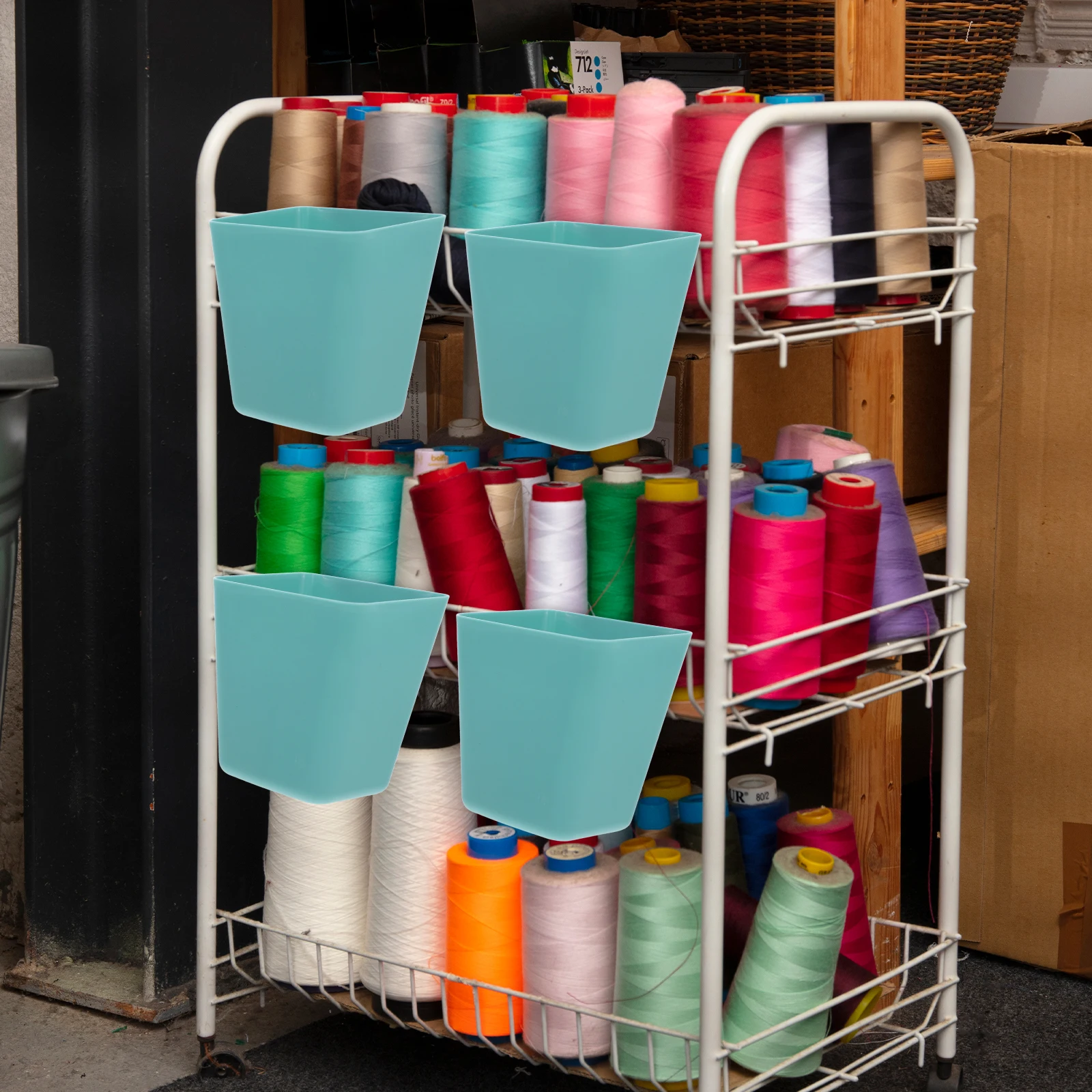 8Pcs Plastic Small Hanging Basket Buckets Cart Organizer Storage Containers Makeup Holder for Kitchen Bathroom Office
8Pcs Plastic Small Hanging Basket Buckets Cart Organizer Storage Containers Makeup Holder for Kitchen Bathroom Office