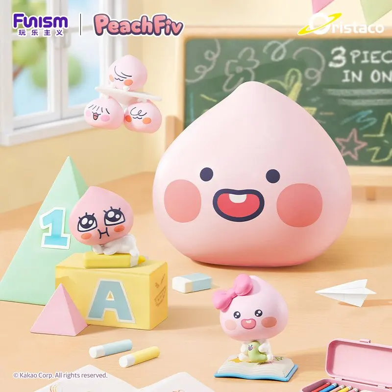 Kakao Friends Apeach PeachFiv 3-in-1 Mini Figure Blind Box Cute Peach Character Model Kawaii Collectible Toy Desk Ornament Gifts
Kakao Friends Apeach PeachFiv 3-in-1 Mini Figure Blind Box Cute Peach Character Model Kawaii Collectible Toy Desk Ornament Gifts