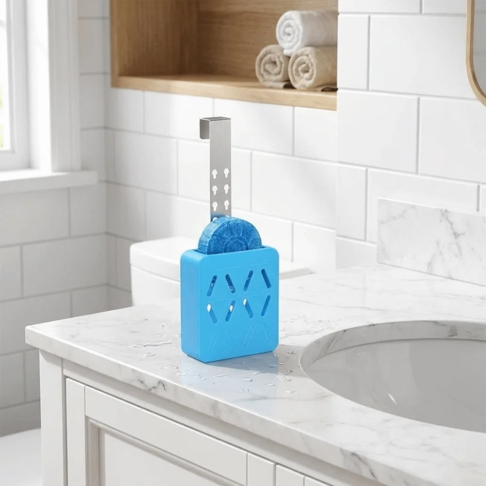 Adjustable Hanging Toilet Tank Holder Anti-Damage Silicone Toilet Tank Cleaning Tablet Holder Easy Install Removable Rack
Adjustable Hanging Toilet Tank Holder Anti-Damage Silicone Toilet Tank Cleaning Tablet Holder Easy Install Removable Rack