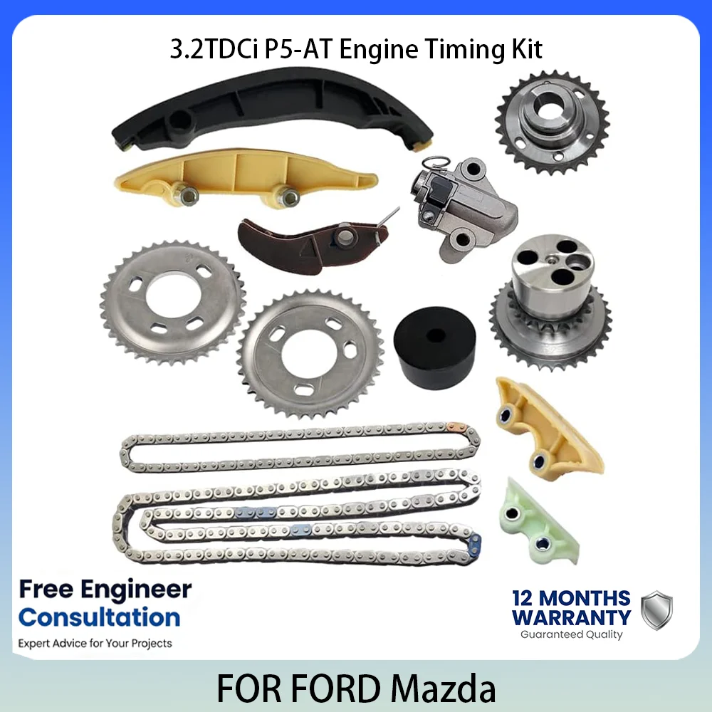 P5-AT Engine Timing Kit FOR Ford Ranger TKE PX PX2 PX3 Transit Everest Mazda BT50 3.2L 3.2 L T L5 Diesel 2011-2022 6C1Q6M256BB
P5-AT Engine Timing Kit FOR Ford Ranger TKE PX PX2 PX3 Transit Everest Mazda BT50 3.2L 3.2 L T L5 Diesel 2011-2022 6C1Q6M256BB