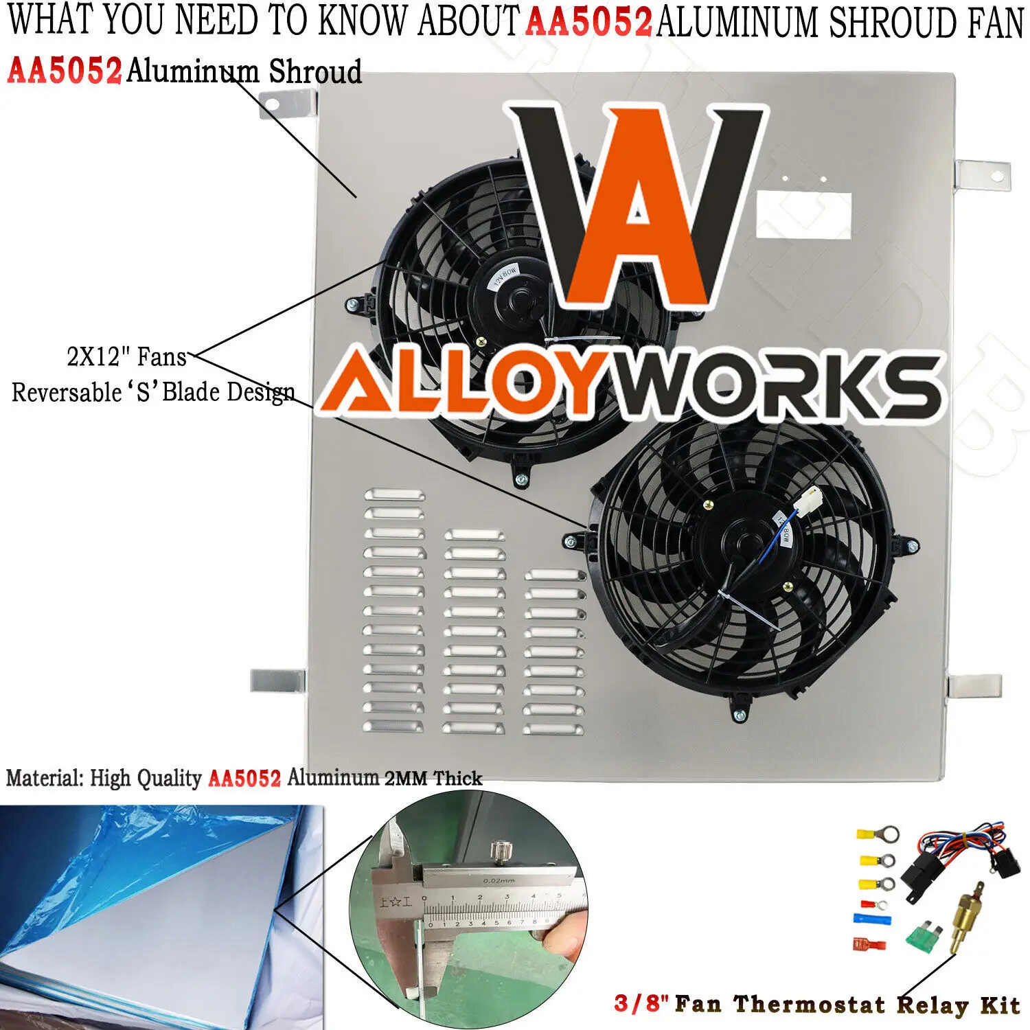 Radiator Shroud+Fan+Relay Kits For Dodge Ram 2500 3500 5.9L 6.7L Cummins 2003-10
Radiator Shroud+Fan+Relay Kits For Dodge Ram 2500 3500 5.9L 6.7L Cummins 2003-10