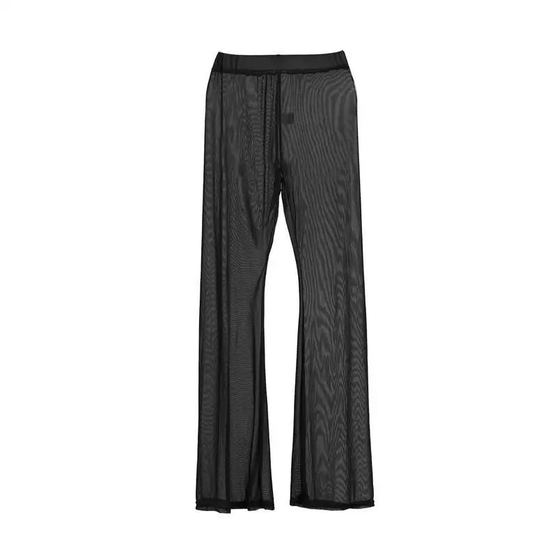 Neutral Mesh Flare Pants Women's Casual Long Trousers Spring Season Other Material 100% Cross-Border Fashion Outerwear
Neutral Mesh Flare Pants Women's Casual Long Trousers Spring Season Other Material 100% Cross-Border Fashion Outerwear