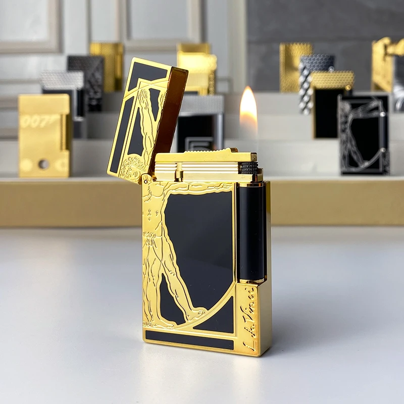 New Commemorative Edition Luxury Butane Lighter Single & Double Flame Ping Sound Natural Paint Cigarette Smoker 18122
New Commemorative Edition Luxury Butane Lighter Single & Double Flame Ping Sound Natural Paint Cigarette Smoker 18122
