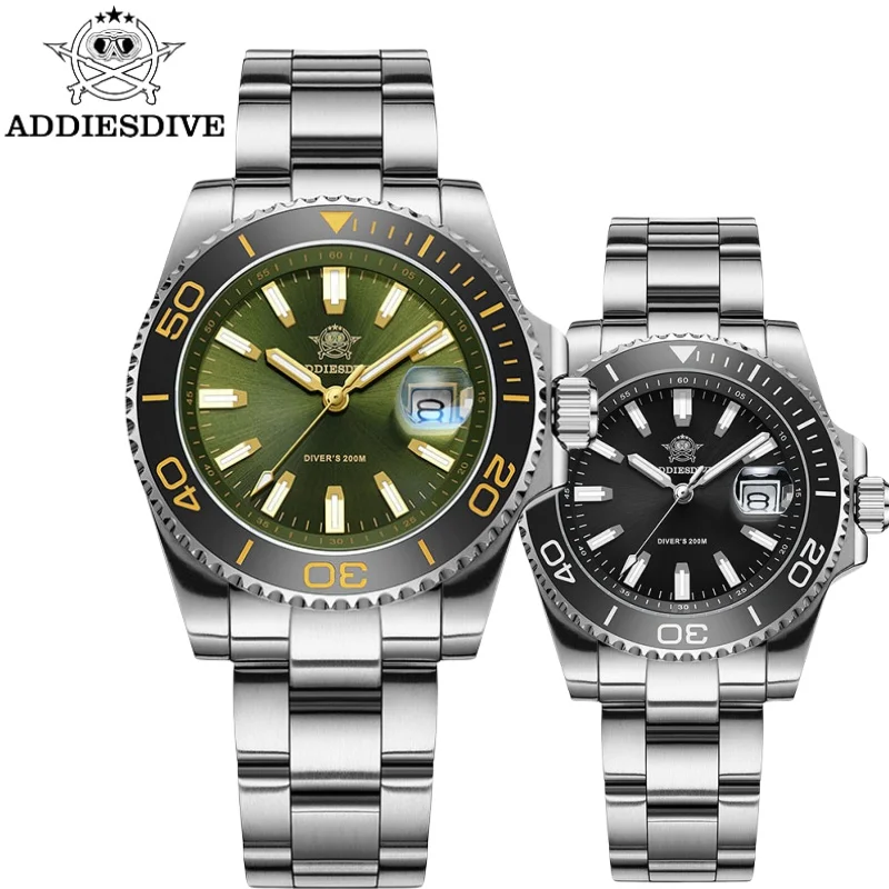 ADDIESDIVE 41mm Watch For Men 316L Steel AD2510 20Bar Waterproof Outdoor Sports Watch Luminous Quartz Watch Relogios Masculino
ADDIESDIVE 41mm Watch For Men 316L Steel AD2510 20Bar Waterproof Outdoor Sports Watch Luminous Quartz Watch Relogios Masculino