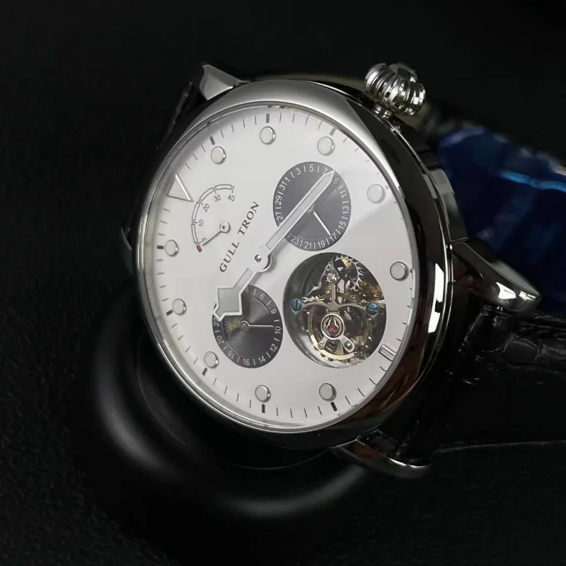 Часы премиум-класса с турбийоном, светящиеся глаза панды, многофункциональные механические мужские часы с ручным управлением для ST8007, эксклюзивная мода на заказ
Часы премиум-класса с турбийоном, светящиеся глаза панды, многофункциональные механические мужские часы с ручным управлением для ST8007, эксклюзивная мода на заказ