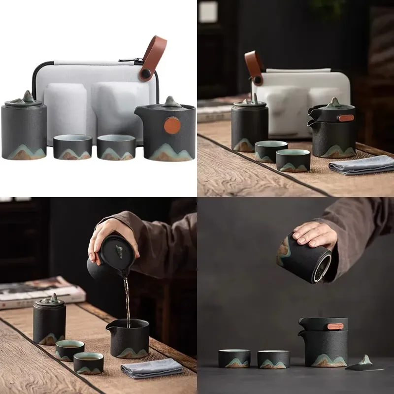 【CHIMU HOME】 Yuanshan Travel Set for Car Portable Quick Cup One Pot Two Cups Pot Pitcher Set
【CHIMU HOME】 Yuanshan Travel Set for Car Portable Quick Cup One Pot Two Cups Pot Pitcher Set