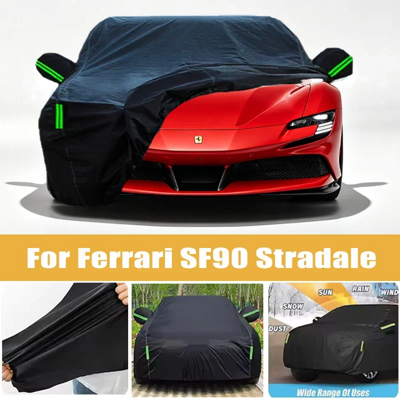 For Ferrari SF90 Stradale Full Car Cover Four Seasons Outdoor Sun Anti UV Rain Snow Dust Protection Oxford Cloth Accessories
For Ferrari SF90 Stradale Full Car Cover Four Seasons Outdoor Sun Anti UV Rain Snow Dust Protection Oxford Cloth Accessories