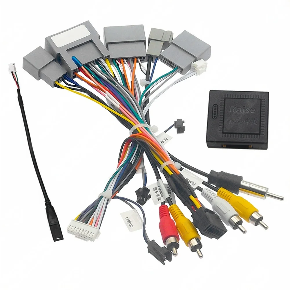 Radio Wiring Harness Adapter CAN Bus Decoder Box Cable for Honda Vezel Fit XRV Jaed
Radio Wiring Harness Adapter CAN Bus Decoder Box Cable for Honda Vezel Fit XRV Jaed