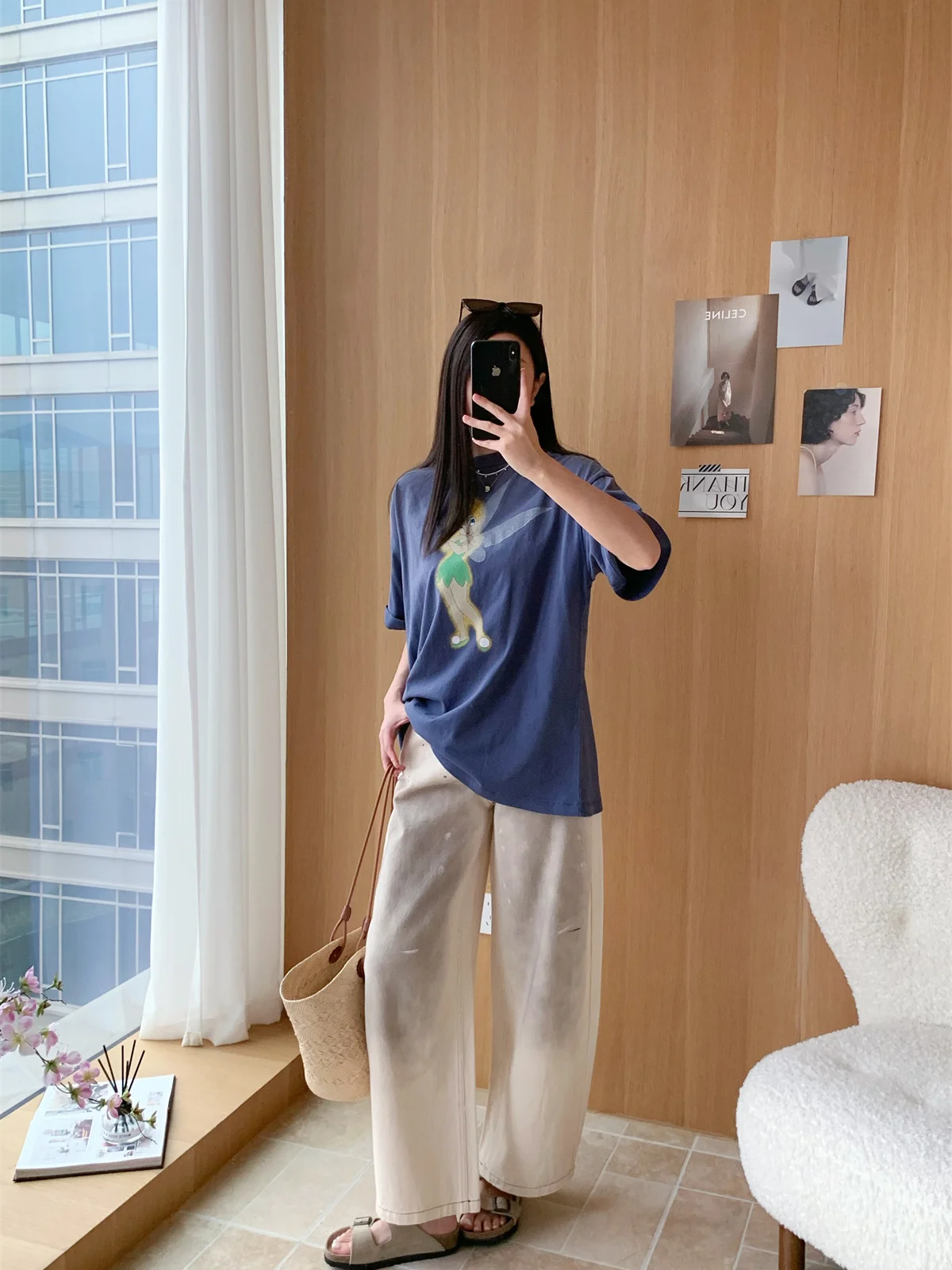 Angel Print Loose Fit round Neck Short Sleeve T-Shirt in Worn Purple Casual Style Cotton TeeP1 Women's Fashion Spring 2026
Angel Print Loose Fit round Neck Short Sleeve T-Shirt in Worn Purple Casual Style Cotton TeeP1 Women's Fashion Spring 2026
