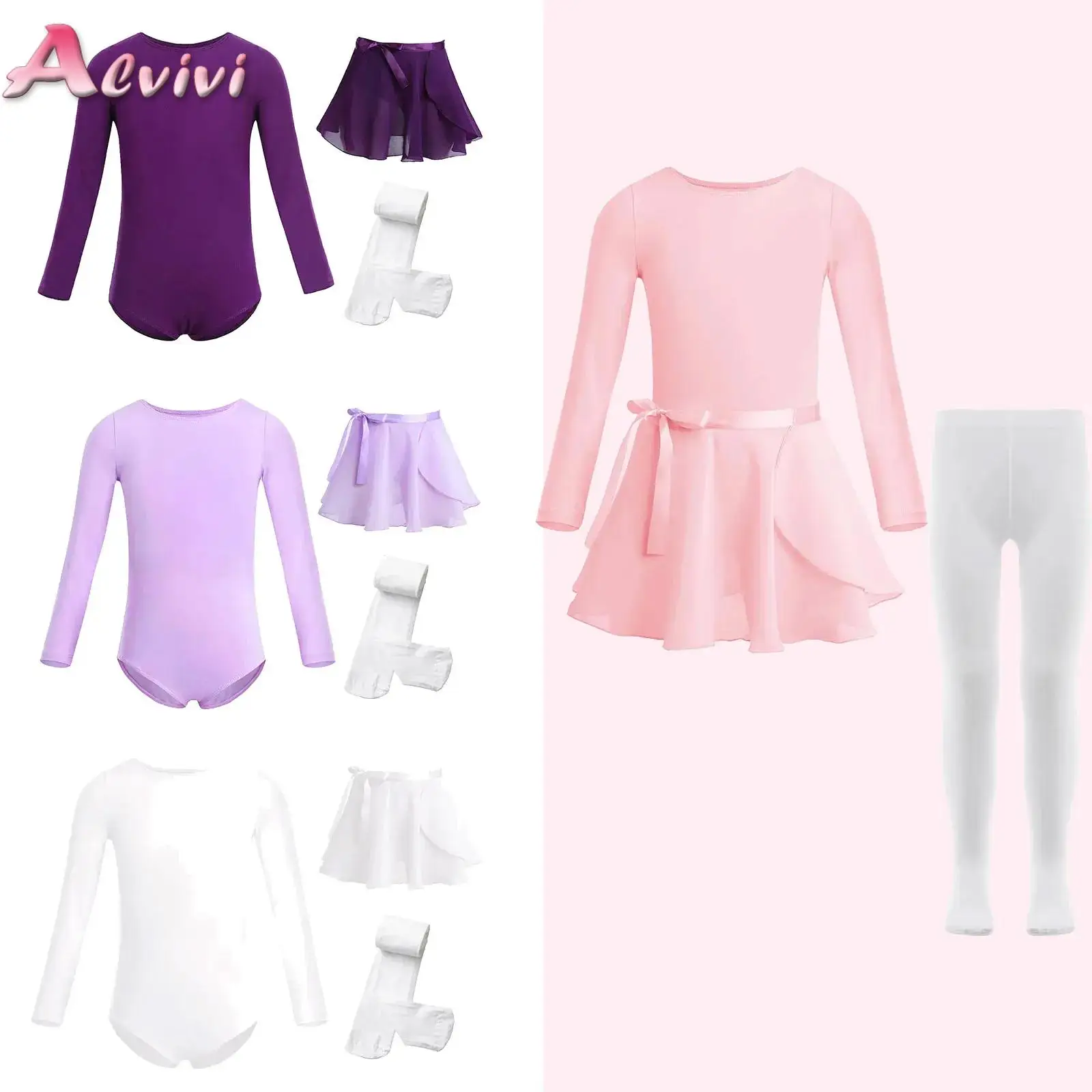 Kids Ballet Tutu Dance Class Performance Dress Children Girls Gymnastics Leotard Dancewear Clothes with Tied Skirt and Pantyhose
Kids Ballet Tutu Dance Class Performance Dress Children Girls Gymnastics Leotard Dancewear Clothes with Tied Skirt and Pantyhose