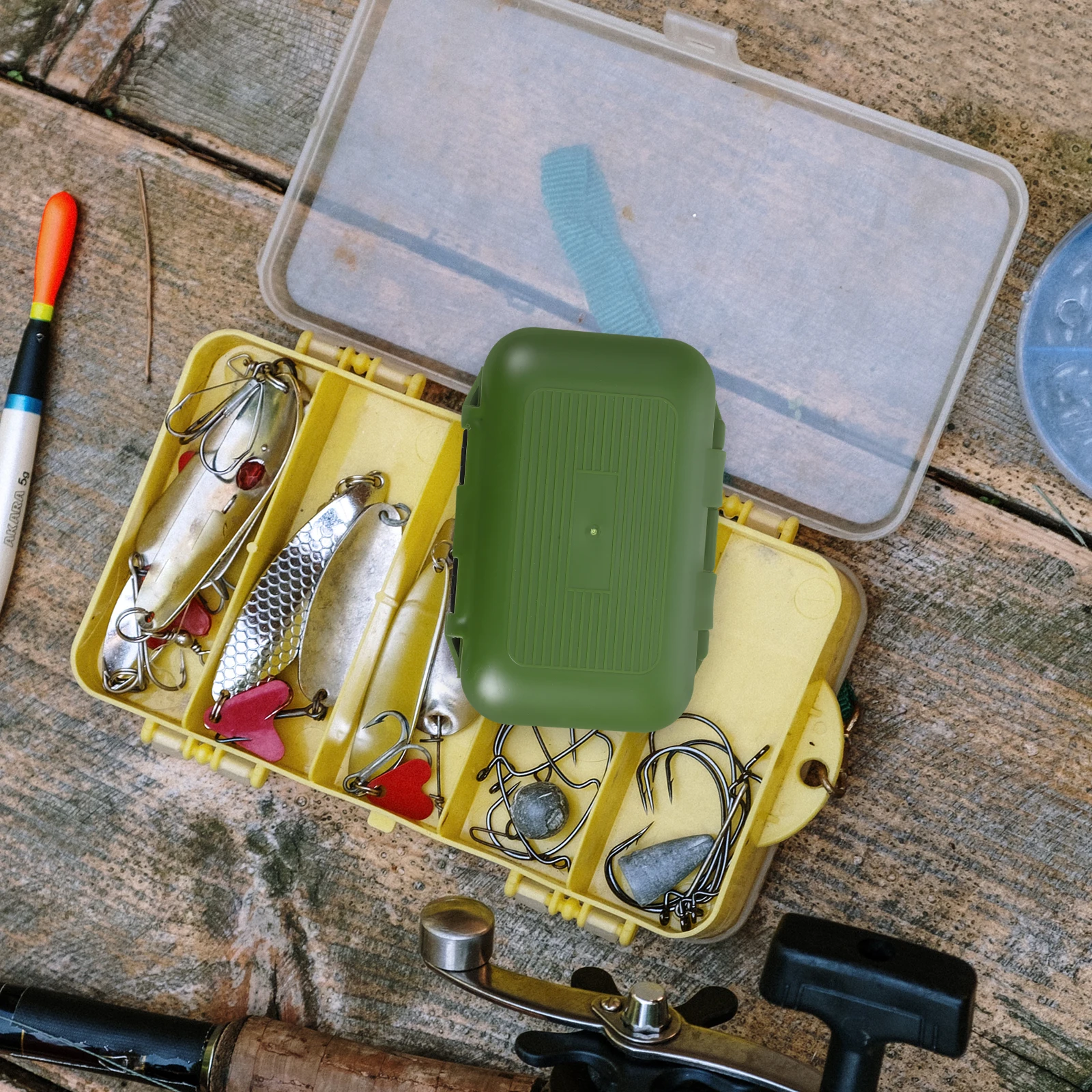 Waterproof Accessory Box Fishing Storage Large Capacity Compact Tackle Case Plastic Trays Fly Lure Boxes Gear organizer
Waterproof Accessory Box Fishing Storage Large Capacity Compact Tackle Case Plastic Trays Fly Lure Boxes Gear organizer