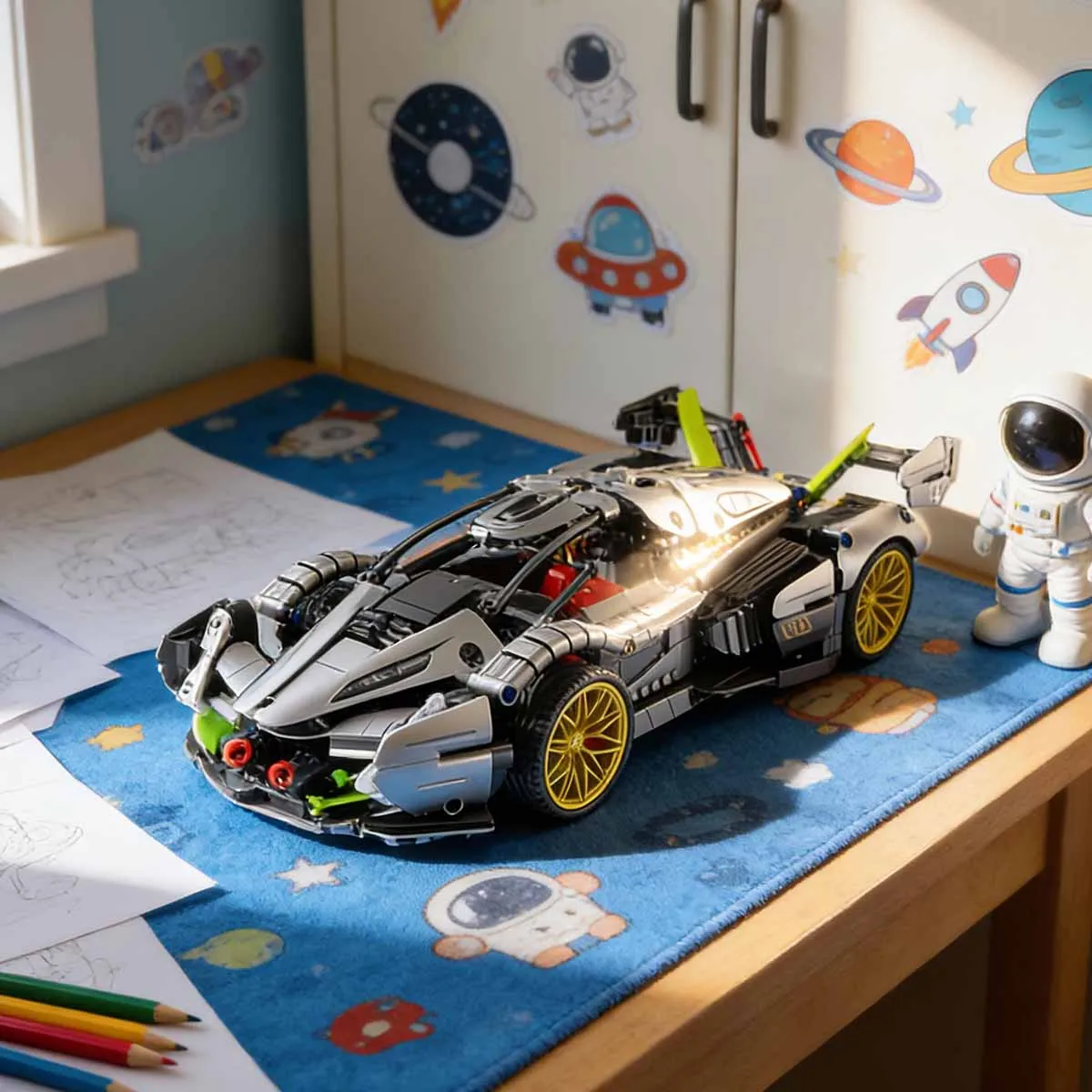 Bilibili le go compatible building block car building block toy, mysterious Lego-compatible toy car
Bilibili le go compatible building block car building block toy, mysterious Lego-compatible toy car