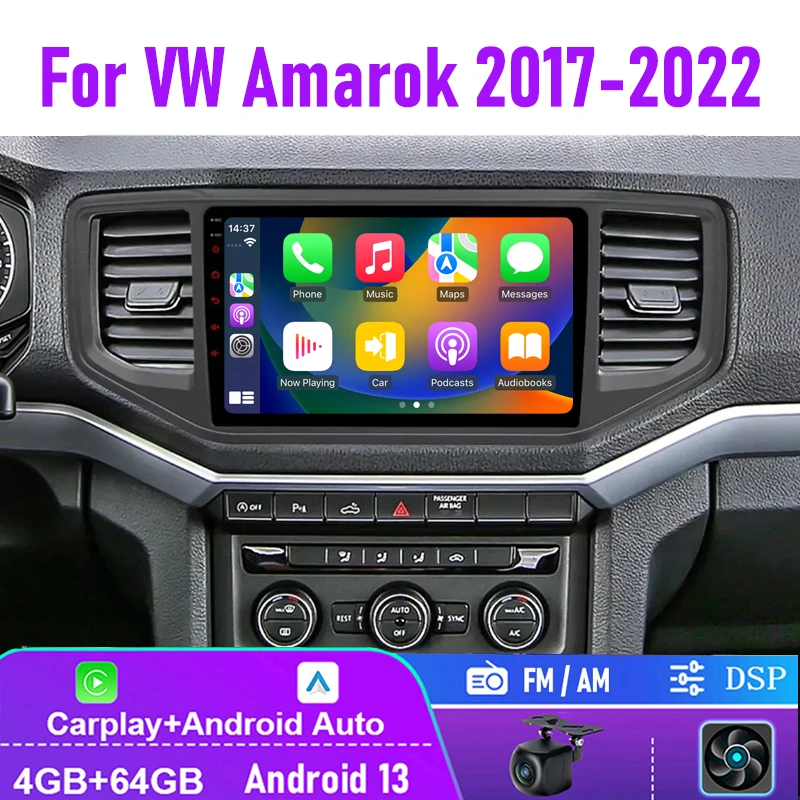 9" For VW Amarok 2017-2022 Apple Carplay Android 13 Head Unit Car Radio Multimedia Car Player Navigation GPS Stereo Screen AM
9" For VW Amarok 2017-2022 Apple Carplay Android 13 Head Unit Car Radio Multimedia Car Player Navigation GPS Stereo Screen AM