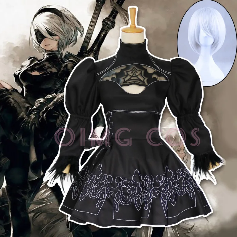 Nier Automata Cosplay Costume Yorha 2B sexy Outfit Games Suit Women Role Play Costumes Girls Halloween Party Fancy Dress
Nier Automata Cosplay Costume Yorha 2B sexy Outfit Games Suit Women Role Play Costumes Girls Halloween Party Fancy Dress