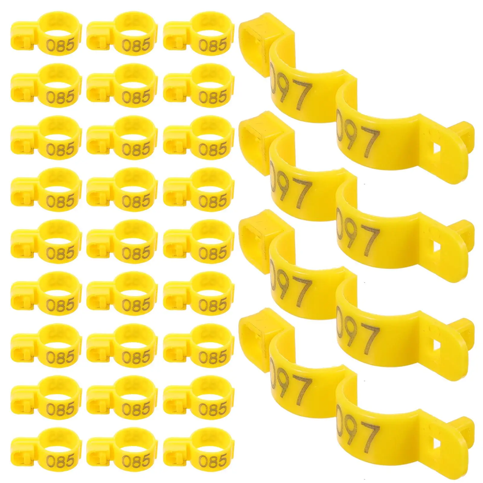 100 Pcs Disposable Chicken Leg Ring Plastic Numbered 001 100 Poultry Marking for Ducks Geese Hens Identification
100 Pcs Disposable Chicken Leg Ring Plastic Numbered 001 100 Poultry Marking for Ducks Geese Hens Identification