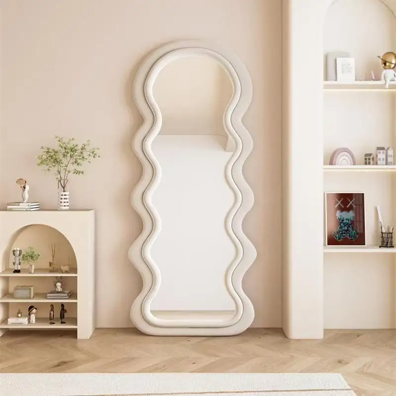 Nordic style Cream wind Waves Floor full-length mirror Home against the wall Internet celebrity full-length mirror Bedroom cloud
Nordic style Cream wind Waves Floor full-length mirror Home against the wall Internet celebrity full-length mirror Bedroom cloud