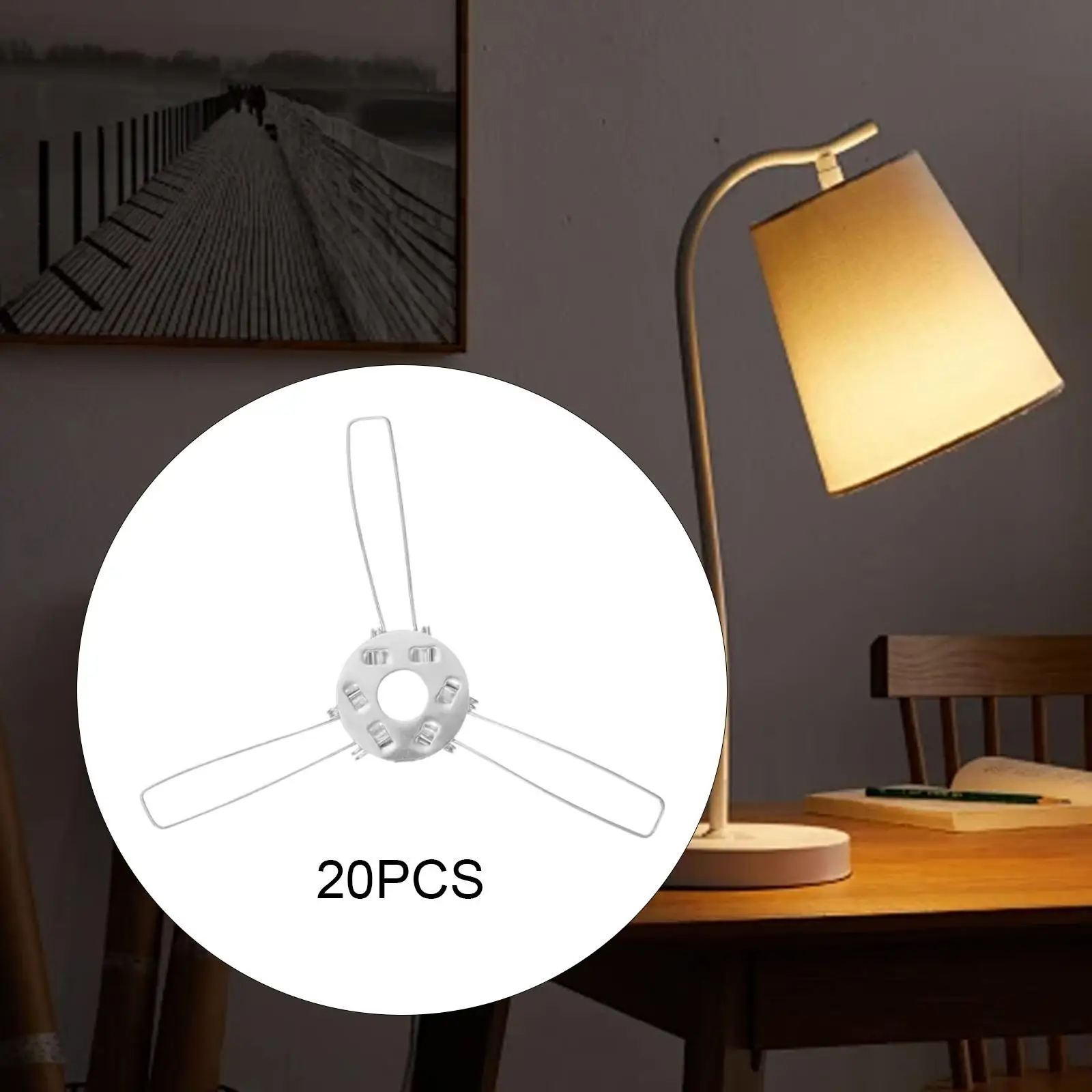 Lampshade Spring Clip Iron Adapter Secure Clip on Lamp Shade Holder for DIY Pendant Ceiling Lamps
Lampshade Spring Clip Iron Adapter Secure Clip on Lamp Shade Holder for DIY Pendant Ceiling Lamps