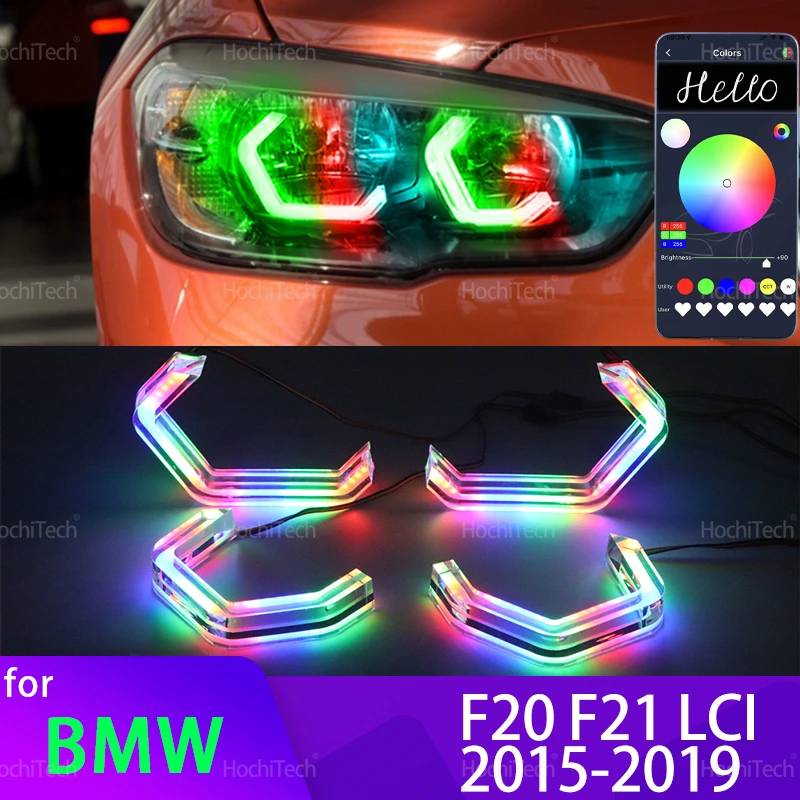 Для BMW 1 серии F20 F21 LCI 2015-2019 116i 118i 120i 125i 116d 118d 120d M4 Стиль Многоцветный RGB LED Angel Eyes Комплект колец
Для BMW 1 серии F20 F21 LCI 2015-2019 116i 118i 120i 125i 116d 118d 120d M4 Стиль Многоцветный RGB LED Angel Eyes Комплект колец