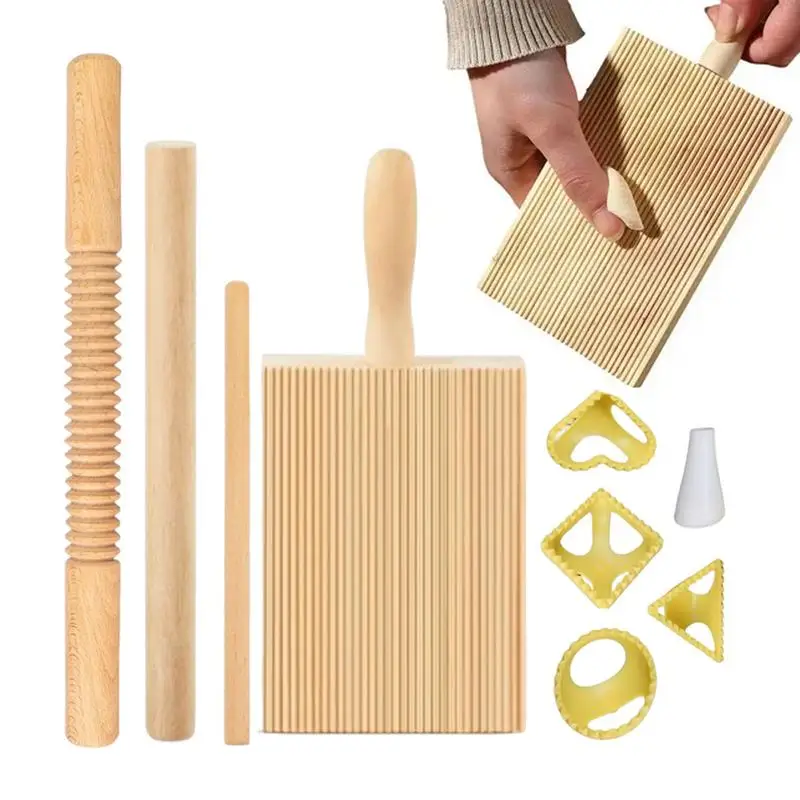 Homemade Pasta Tools Wooden Rolling Pin Dough Board Baking Tools 8X Kitchen Tools Pasta Making Accessories Dumpling Maker
Homemade Pasta Tools Wooden Rolling Pin Dough Board Baking Tools 8X Kitchen Tools Pasta Making Accessories Dumpling Maker