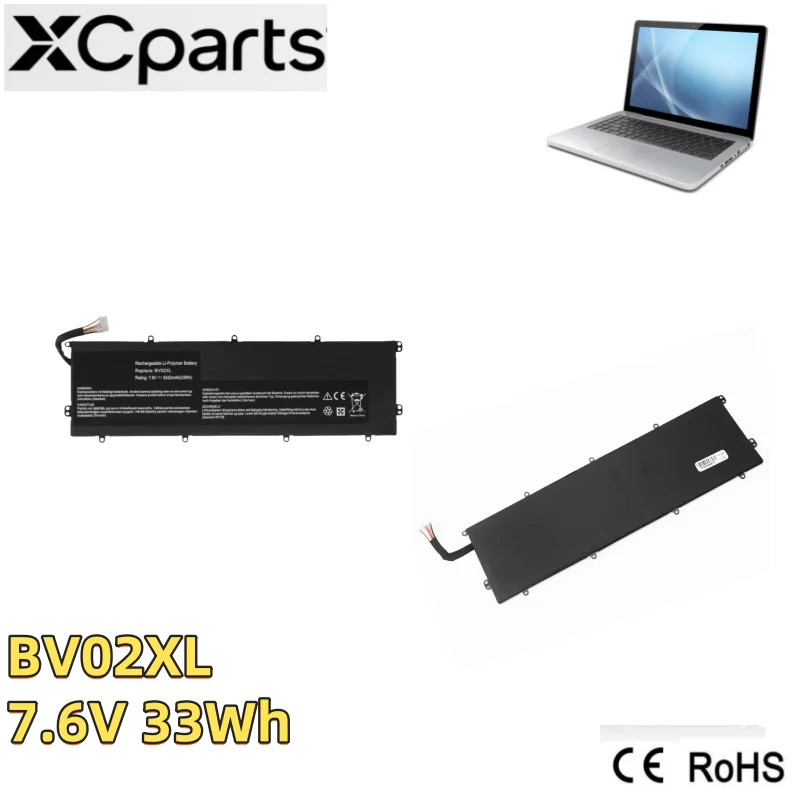 New 7.6V 33Wh 775624-121 BV02XL Laptop Battery For HP ENVY X2 Detachable 13 Series HSTNN-IB6Q 775624-1C1 TPN-I116 Notebook 4Cell
New 7.6V 33Wh 775624-121 BV02XL Laptop Battery For HP ENVY X2 Detachable 13 Series HSTNN-IB6Q 775624-1C1 TPN-I116 Notebook 4Cell