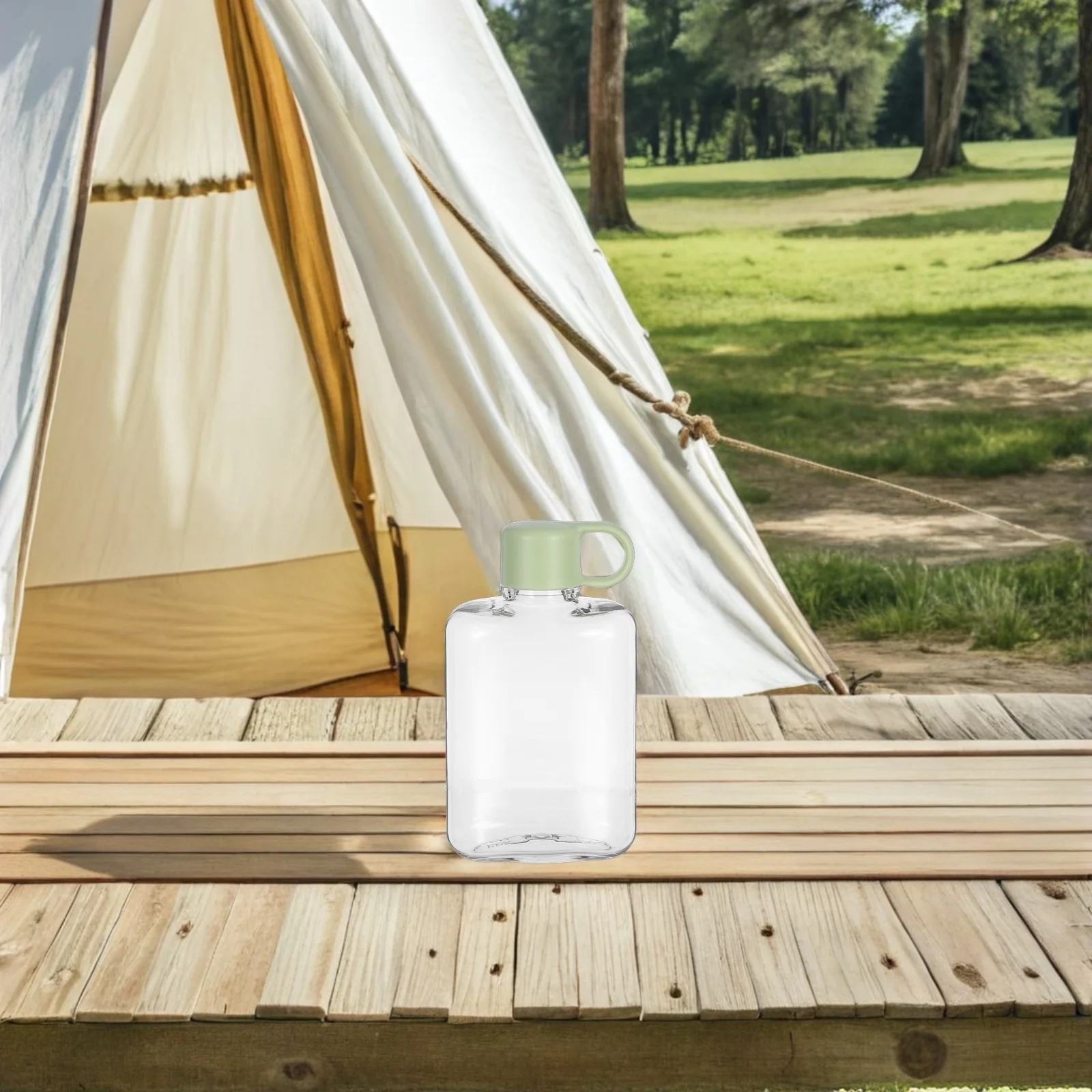 1pc 360Ml Lightweight Flat Water Bottle Leakproof Portable Travel Cup Durable Plastic Sports Flask For Outdoor Camping Picnic
1pc 360Ml Lightweight Flat Water Bottle Leakproof Portable Travel Cup Durable Plastic Sports Flask For Outdoor Camping Picnic