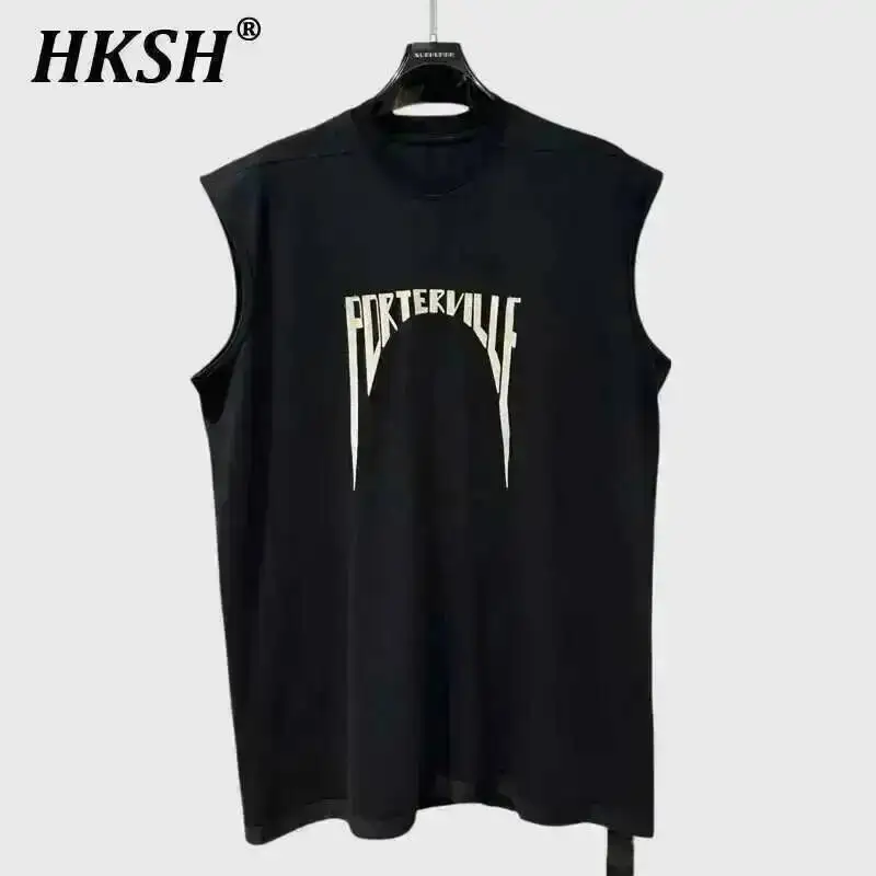 HKSH 2026 Spring Summer New Printed Vest Men Tide Dark Women Round Neck Loose Streetwear American Vintage Sleeveless Top HK3851
HKSH 2026 Spring Summer New Printed Vest Men Tide Dark Women Round Neck Loose Streetwear American Vintage Sleeveless Top HK3851