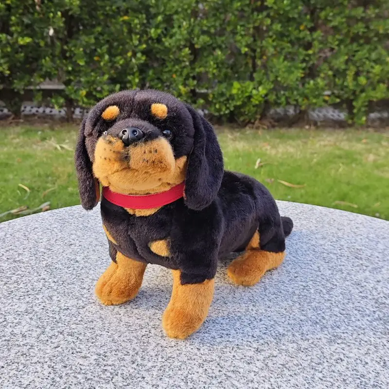 Artificial Rottweiler Dog Action Figure Cute Little Black Dog Stuffed Toy Rotwilleb Doll Simulation Stuffed Doll Kawaii Toy Gift
Artificial Rottweiler Dog Action Figure Cute Little Black Dog Stuffed Toy Rotwilleb Doll Simulation Stuffed Doll Kawaii Toy Gift