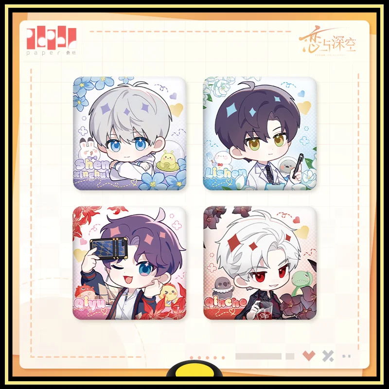Love and Deepspace Peripheral Products Xavier Zayne Rafayel Sylus Caleb Q-version Cute Tinplate Badge SkyQReport Series Original
Love and Deepspace Peripheral Products Xavier Zayne Rafayel Sylus Caleb Q-version Cute Tinplate Badge SkyQReport Series Original