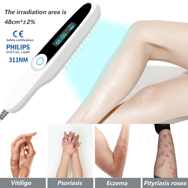 311nm Ultraviolet Phototherapy Lamp UVB Phototherapy Narrowband Instrument Therapy Psoriasis Treatment Vitiligo
311nm Ultraviolet Phototherapy Lamp UVB Phototherapy Narrowband Instrument Therapy Psoriasis Treatment Vitiligo