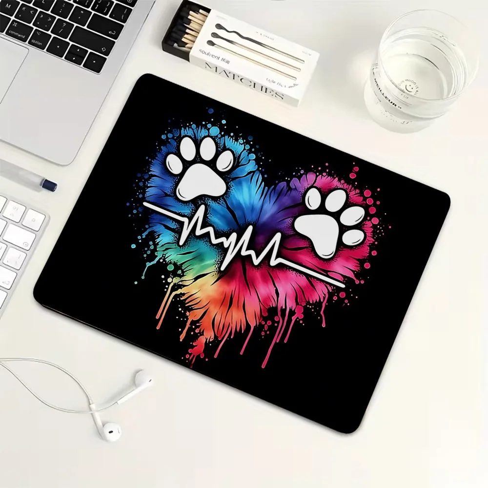 Коврик для мыши с принтом лапок и сердцебиения, маленький, резиновый, игровой, для механической клавиатуры, аксессуары для ПК, коврик для компьютерного стола
Коврик для мыши с принтом лапок и сердцебиения, маленький, резиновый, игровой, для механической клавиатуры, аксессуары для ПК, коврик для компьютерного стола