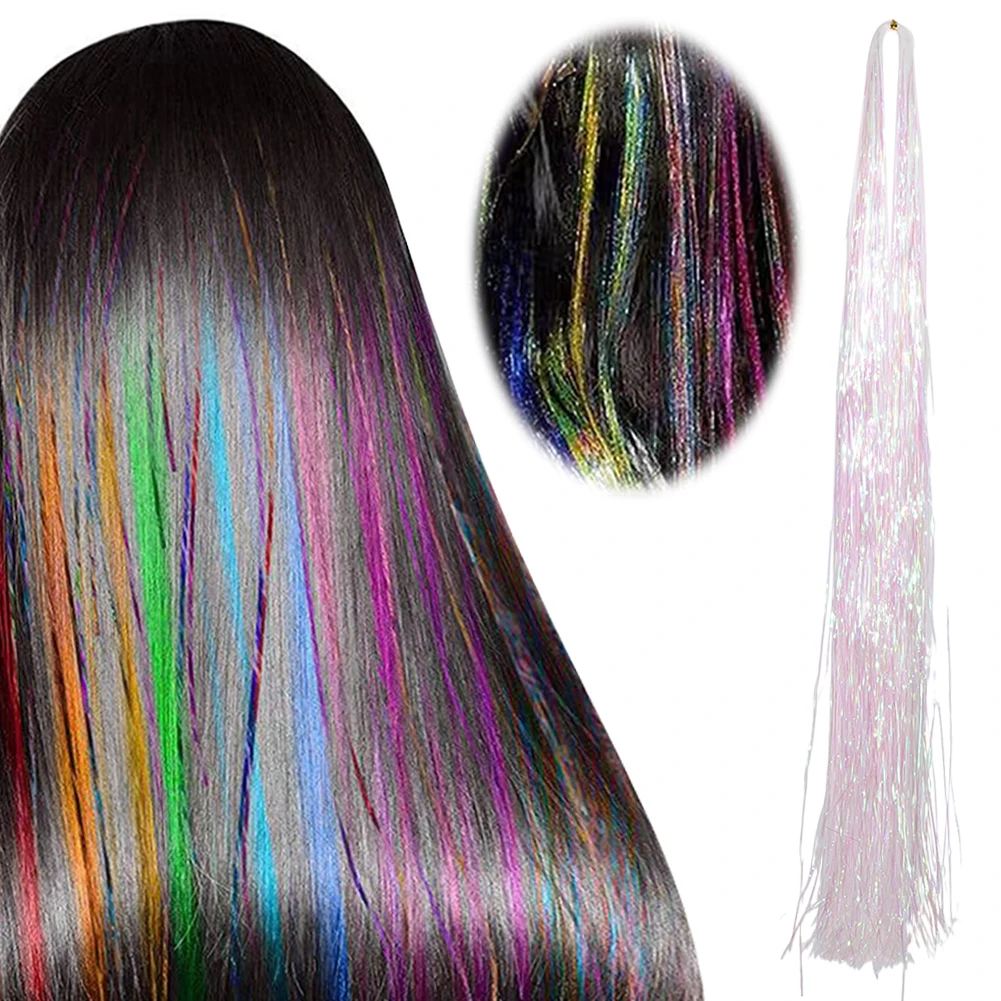Hair Extensions Glitter Tinsel Shiny Fairy Hair Tinsel for Women Girls Hair Accessories for Cosplay Party
Hair Extensions Glitter Tinsel Shiny Fairy Hair Tinsel for Women Girls Hair Accessories for Cosplay Party