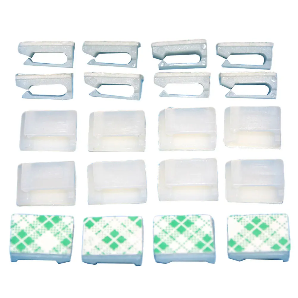 80Pcs Wire Clamp Cable Clips Adhesive Small Desk Car Cord Holder Organizer Plastic Wire Management Clips Self-Adhesive
80Pcs Wire Clamp Cable Clips Adhesive Small Desk Car Cord Holder Organizer Plastic Wire Management Clips Self-Adhesive
