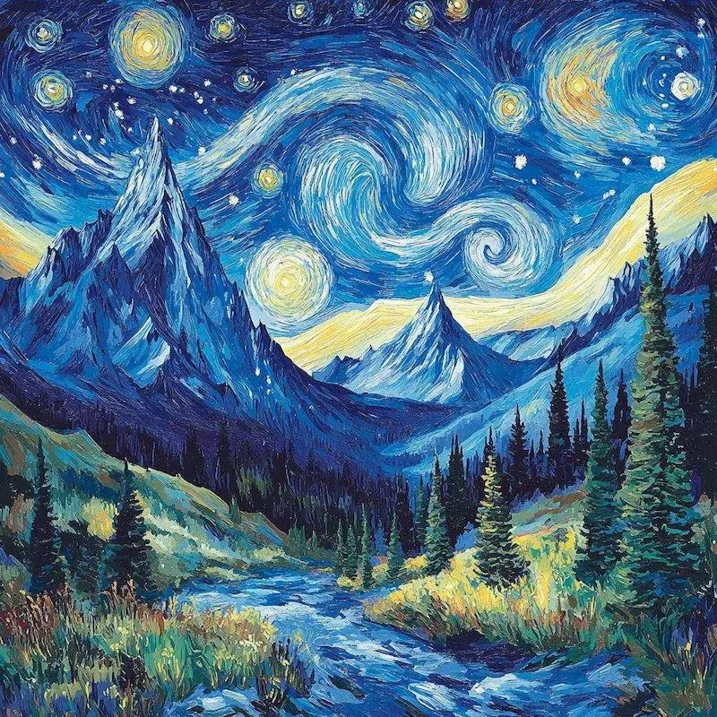 GATYZTORY 5D DIY Diamond Mosaic Starry Sky Landscape New Arrival Diamond Painting Flower Embroidery Cross Stitch Handicraft
GATYZTORY 5D DIY Diamond Mosaic Starry Sky Landscape New Arrival Diamond Painting Flower Embroidery Cross Stitch Handicraft