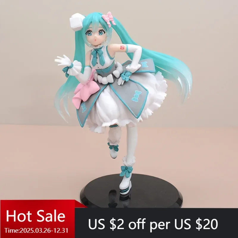 19.5cm Cartoon Character Hatsune Miku Car Desktop Ornament Shining Anime Beautiful Girl Animation Small Figurines & Miniatures
19.5cm Cartoon Character Hatsune Miku Car Desktop Ornament Shining Anime Beautiful Girl Animation Small Figurines & Miniatures